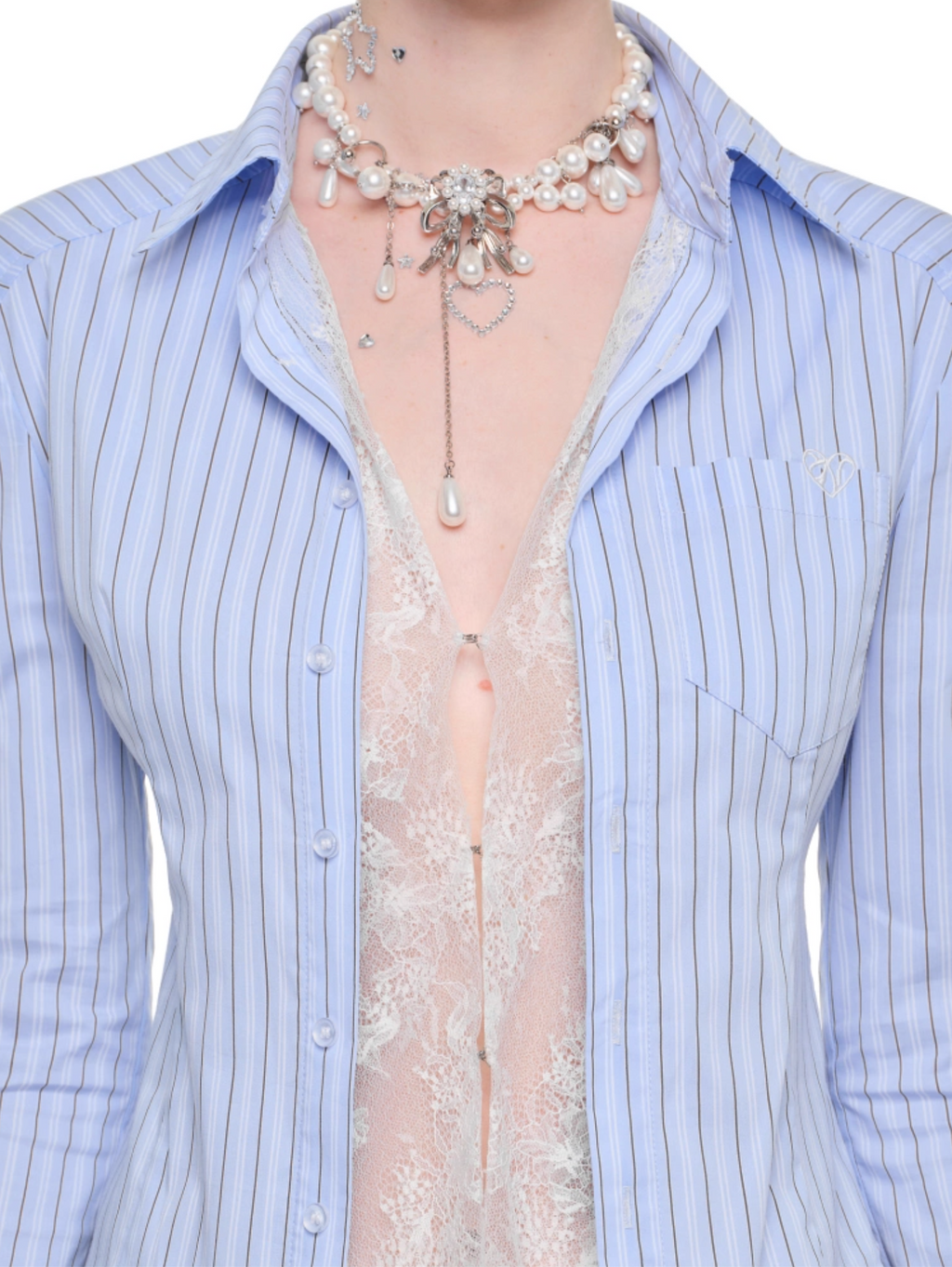MINLEE TOP + NECK TIE / SKORT / 3-PIECE SET