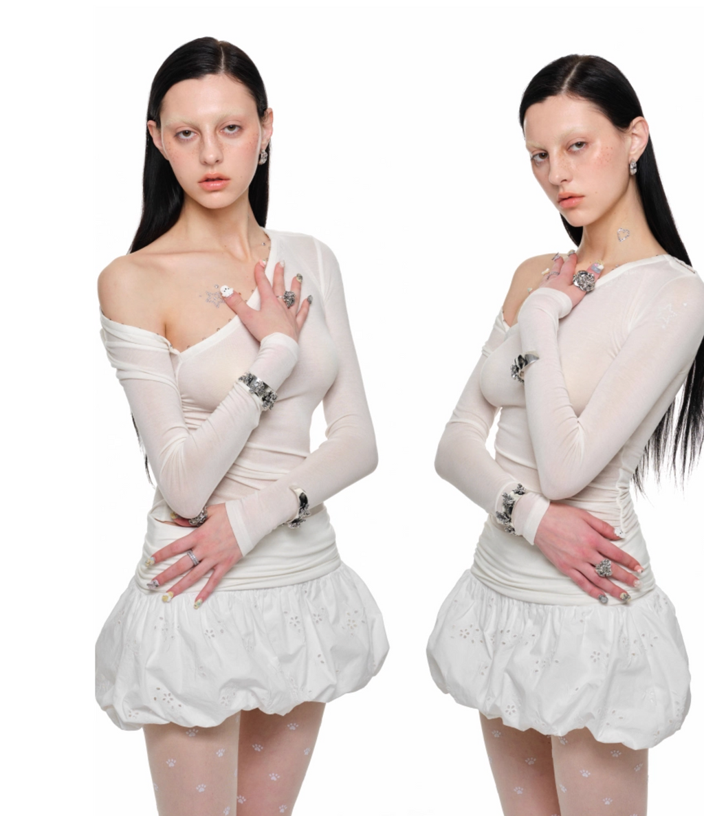 BUBBLE MINI SKIRT
