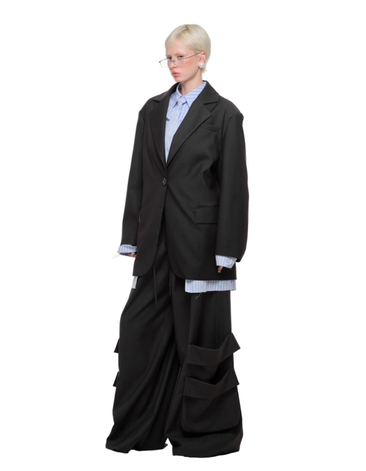 JOSLIN BLAZER – DARK GRAY