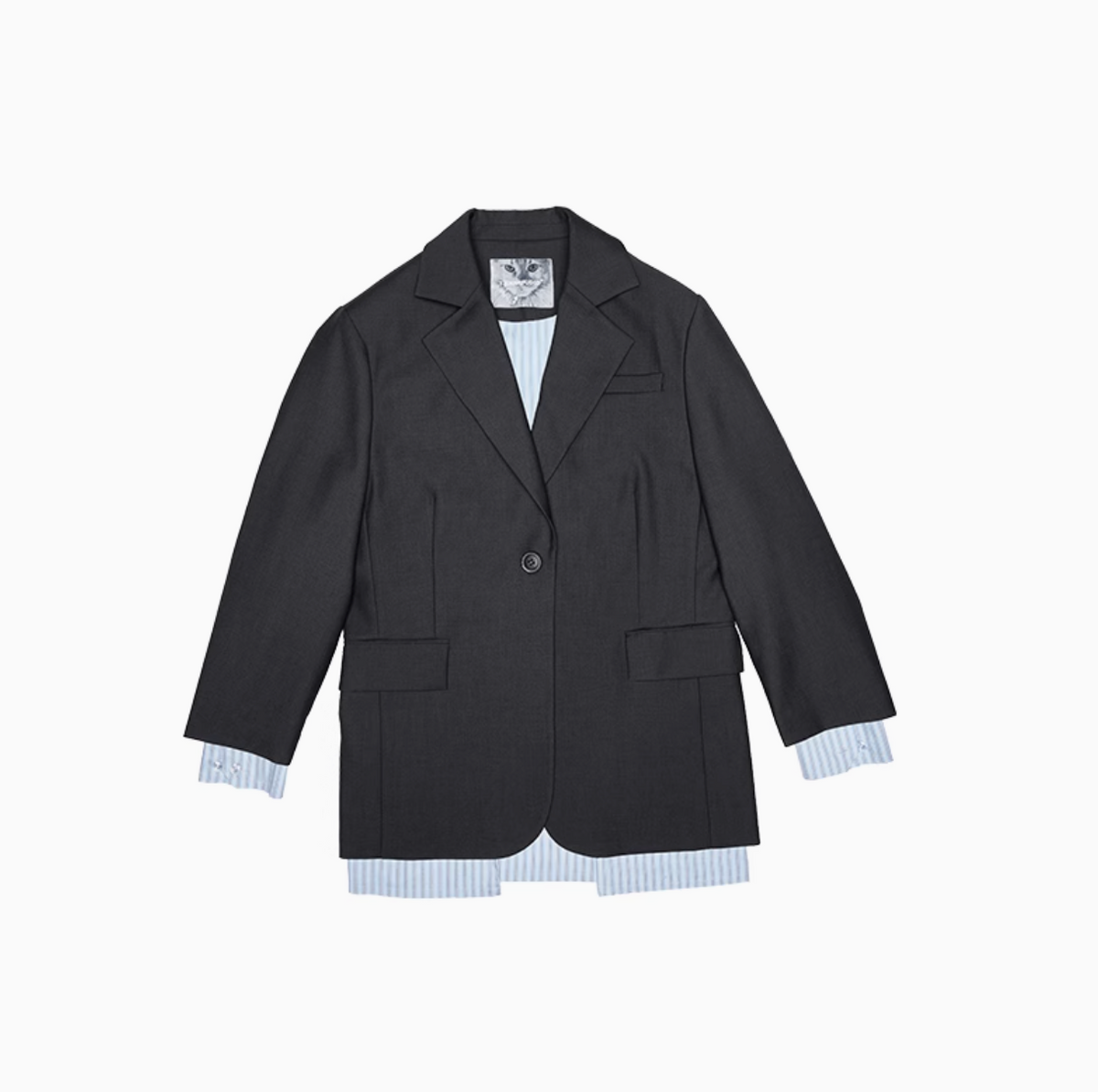 JOSLIN BLAZER – DARK GRAY