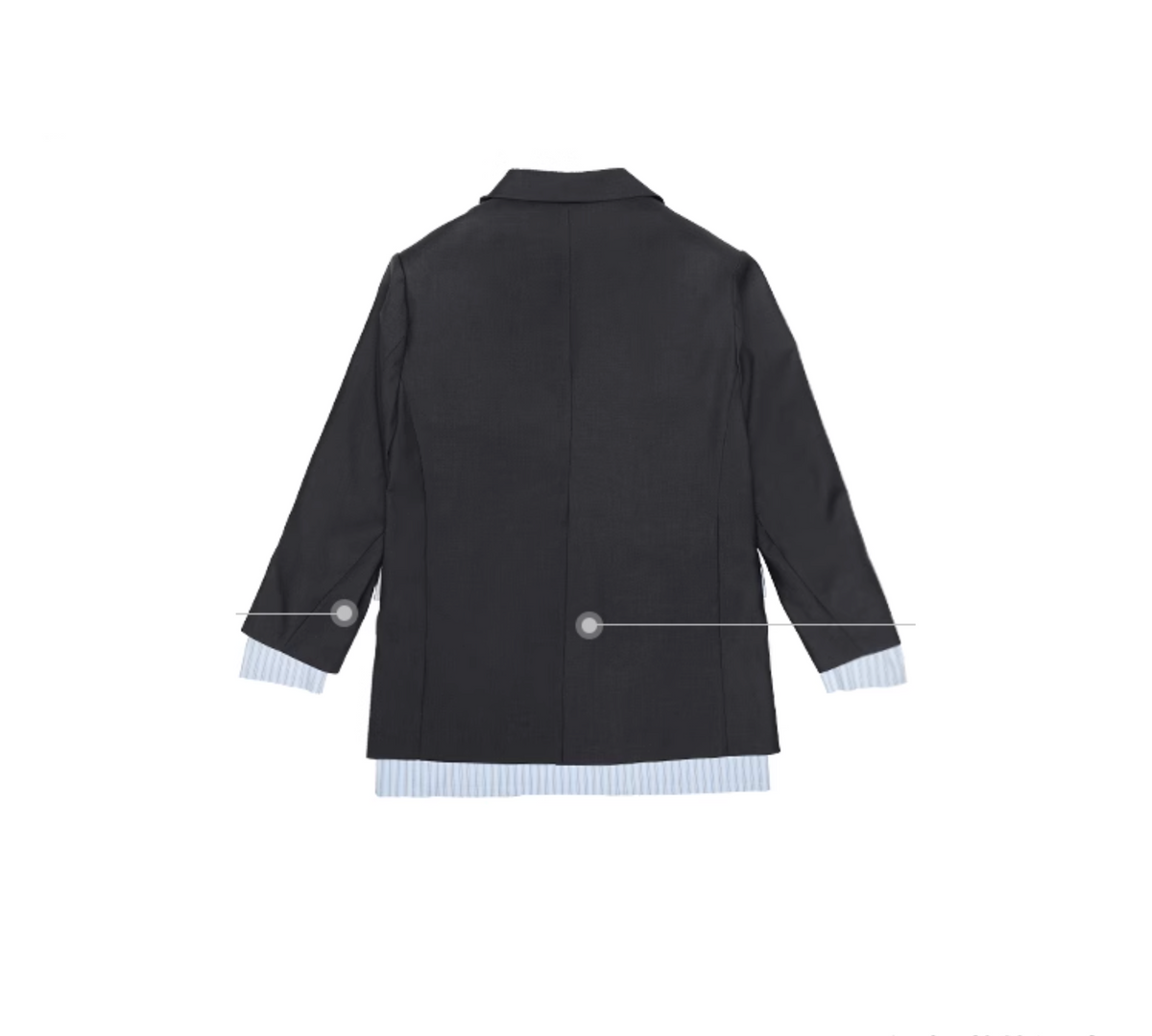 JOSLIN BLAZER – DARK GRAY
