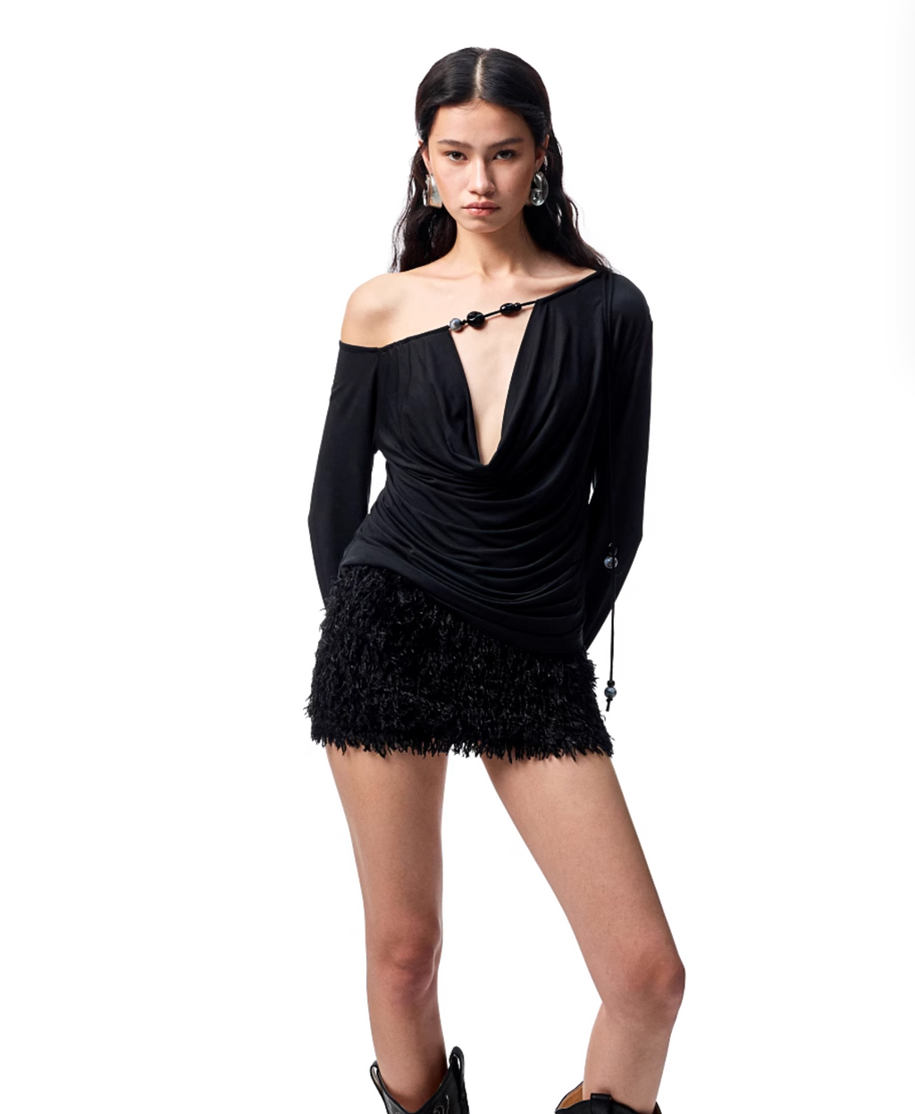 GENZI BEADED TOP – 2colors