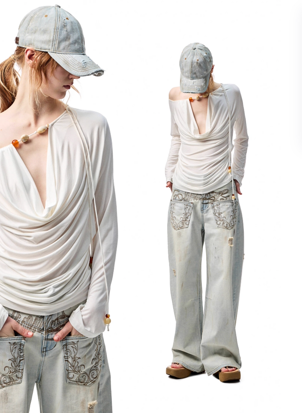 GENZI BEADED TOP – 3colors (1JINN EXCLUSIVE)