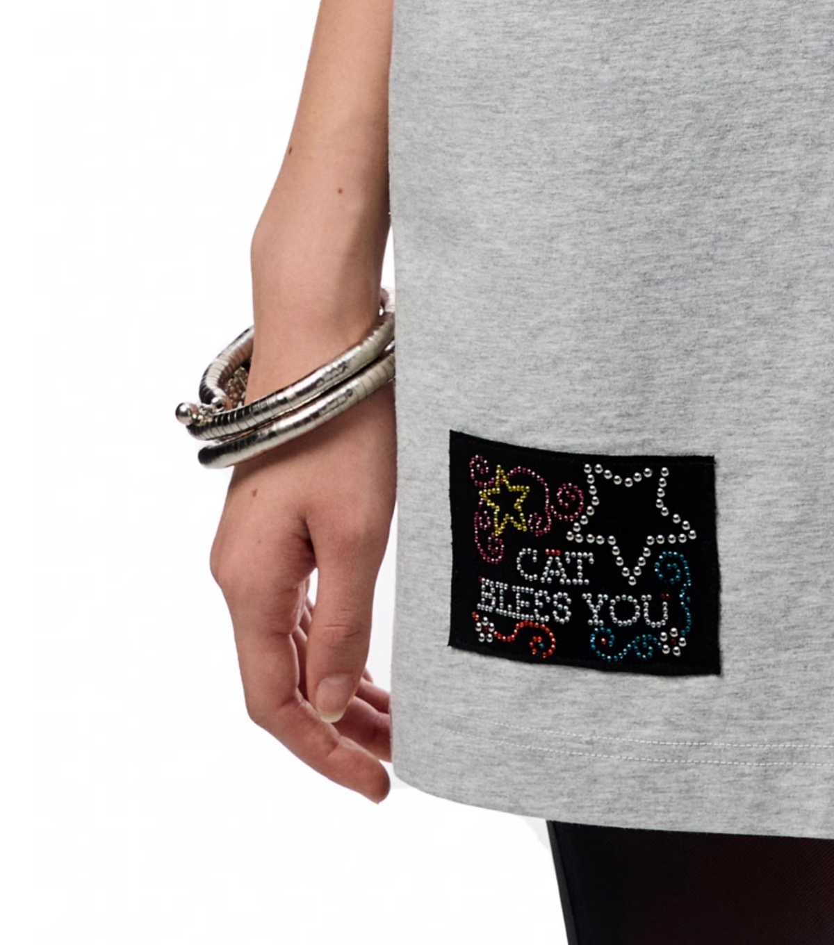 OVERSIZE FLORAL ALPHABET PRINTED T-SHIRT – 2colors