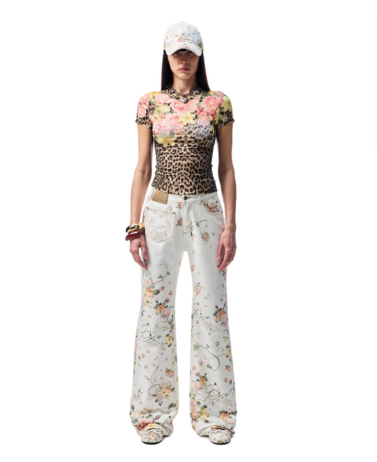 BENEDICTE STRAIGHT-LEG HIGH WAIST JEANS