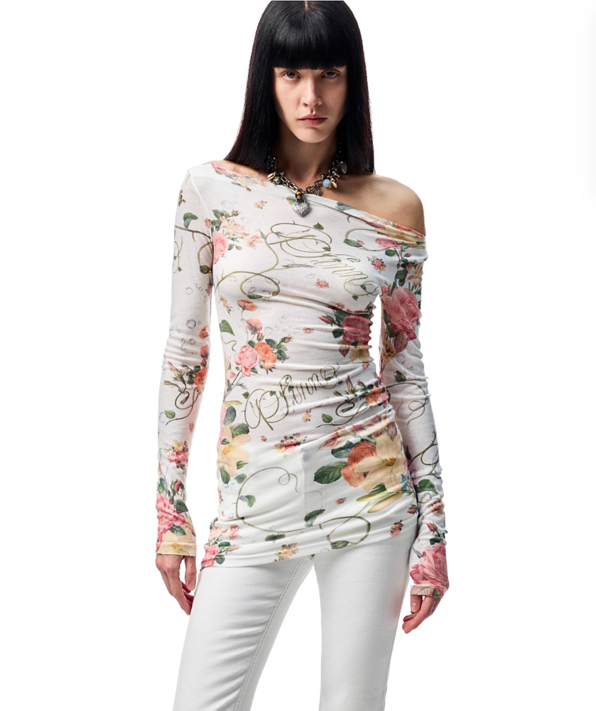 BENEDICTE BOATNECK LONG TOP