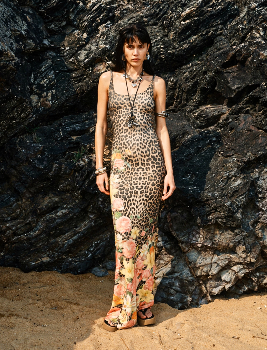 LEOPARD FORENTI MAXI DRESS