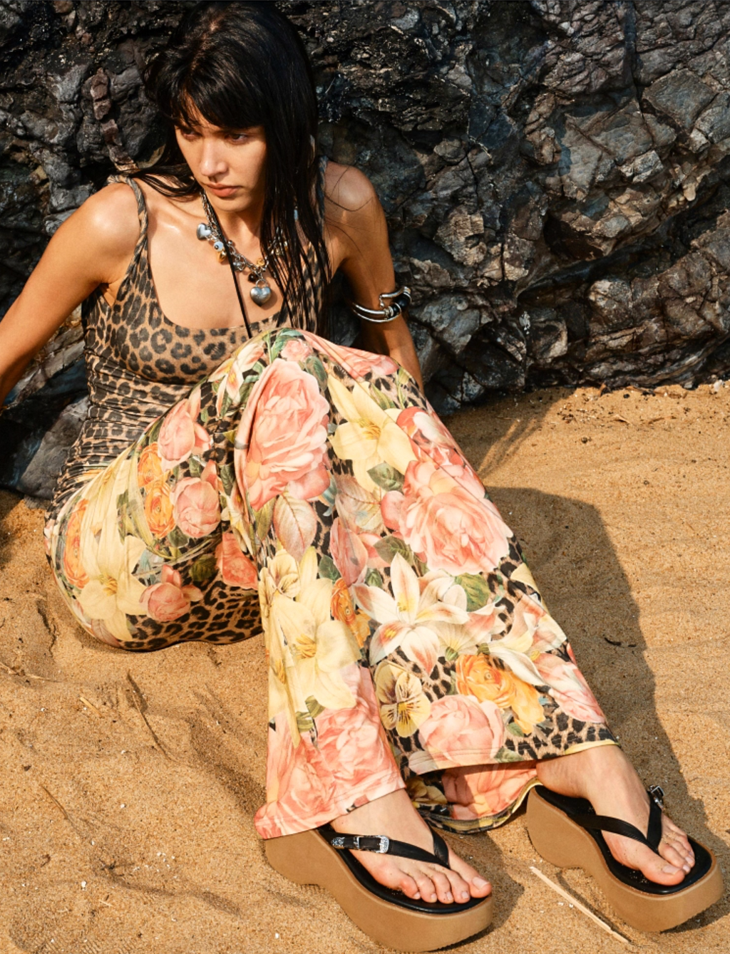 LEOPARD FORENTI MAXI DRESS