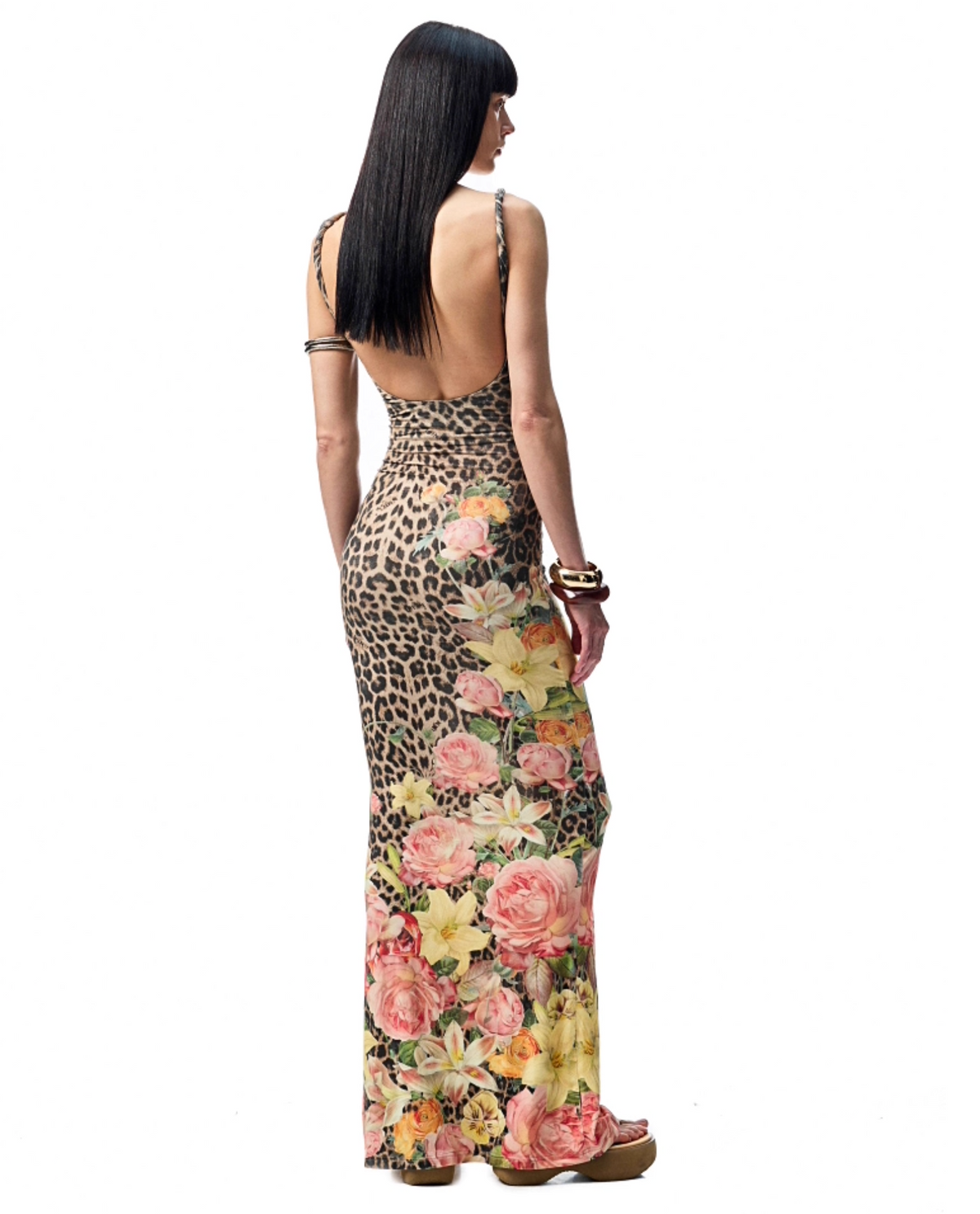 LEOPARD FORENTI MAXI DRESS