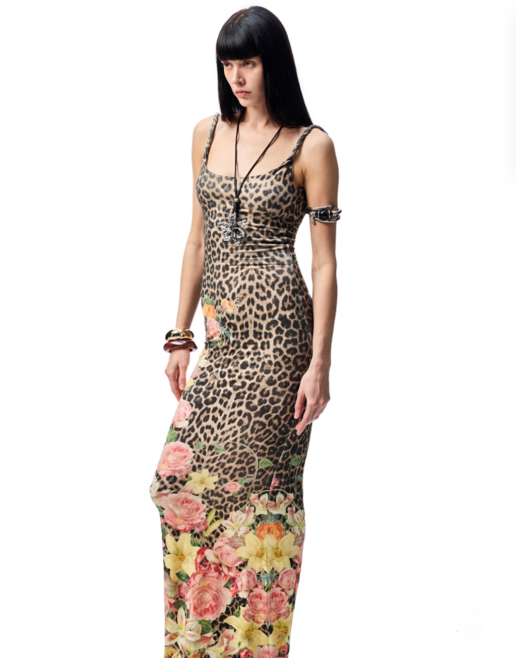 LEOPARD FORENTI MAXI DRESS