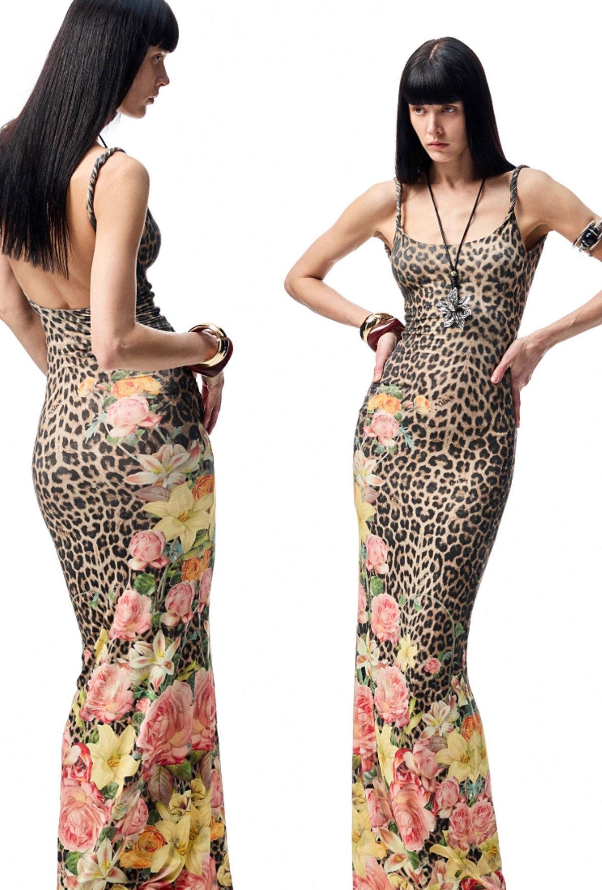 LEOPARD FORENTI MAXI DRESS