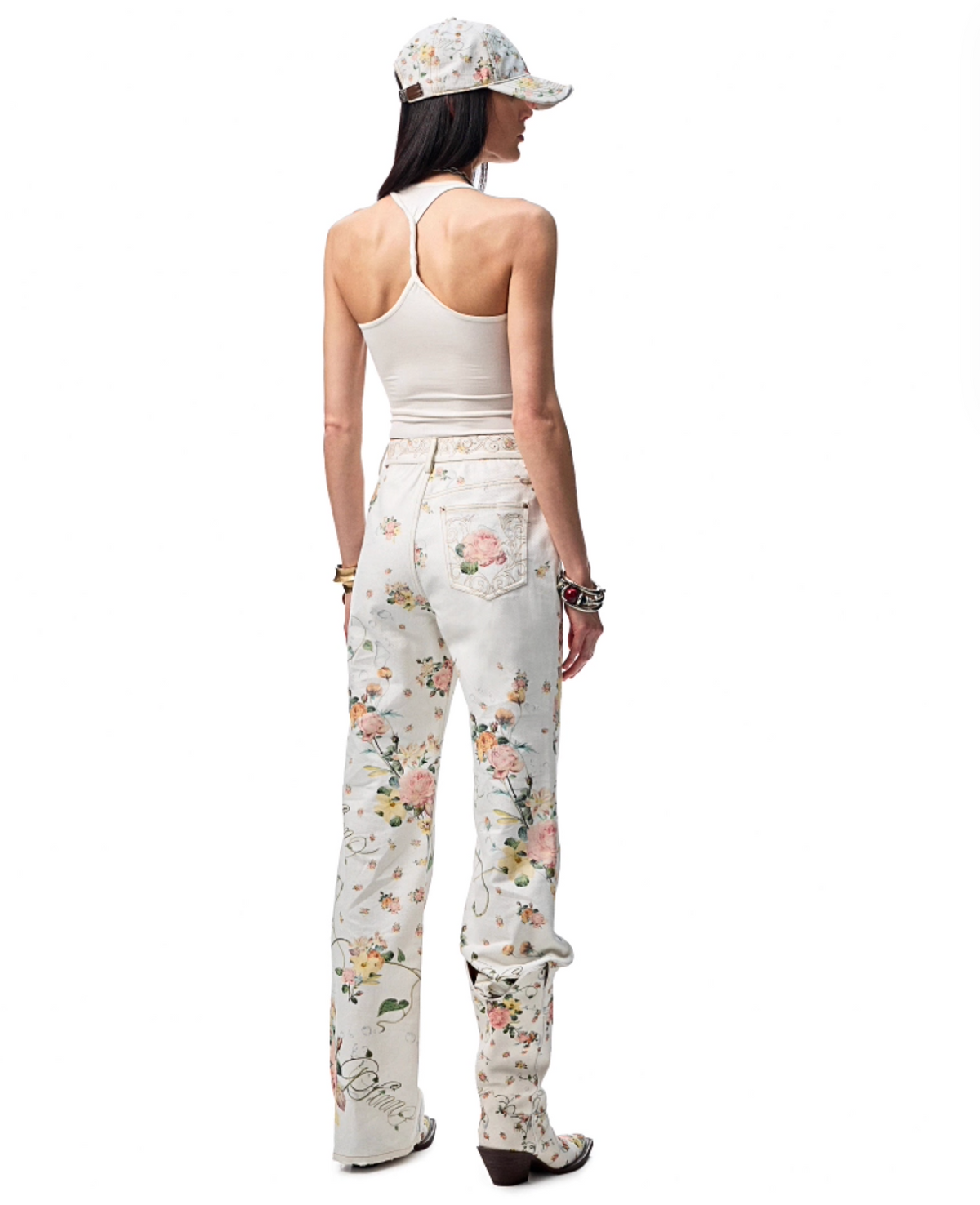BENEDICTE STRAIGHT-LEG HIGH WAIST JEANS