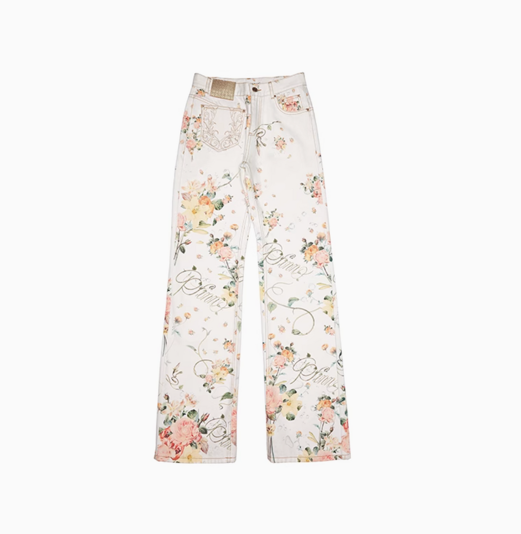 BENEDICTE STRAIGHT-LEG HIGH WAIST JEANS