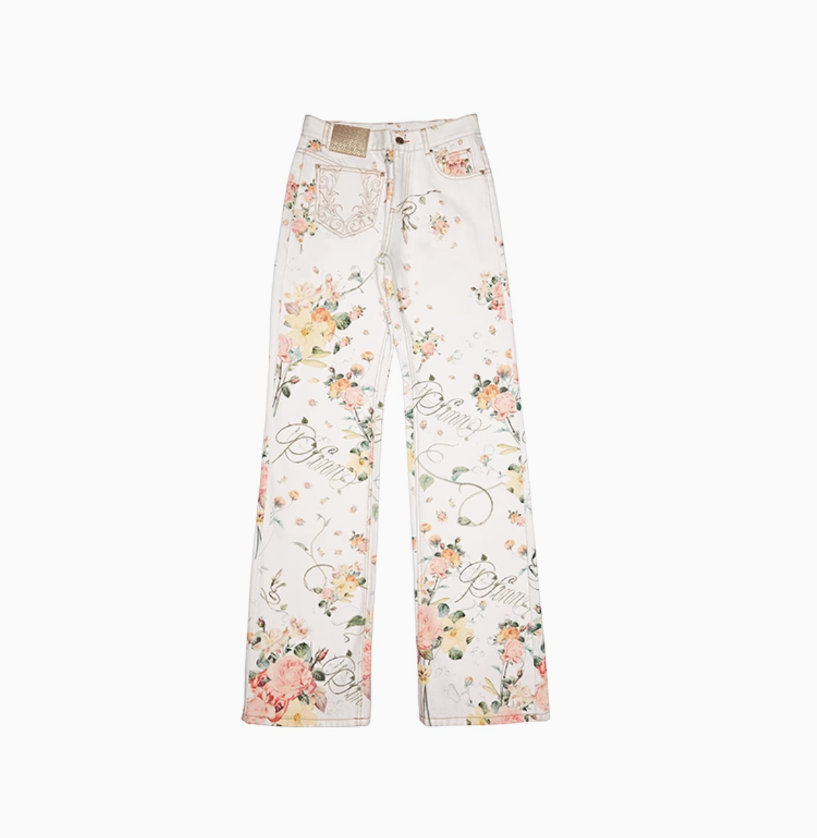BENEDICTE STRAIGHT-LEG HIGH WAIST JEANS