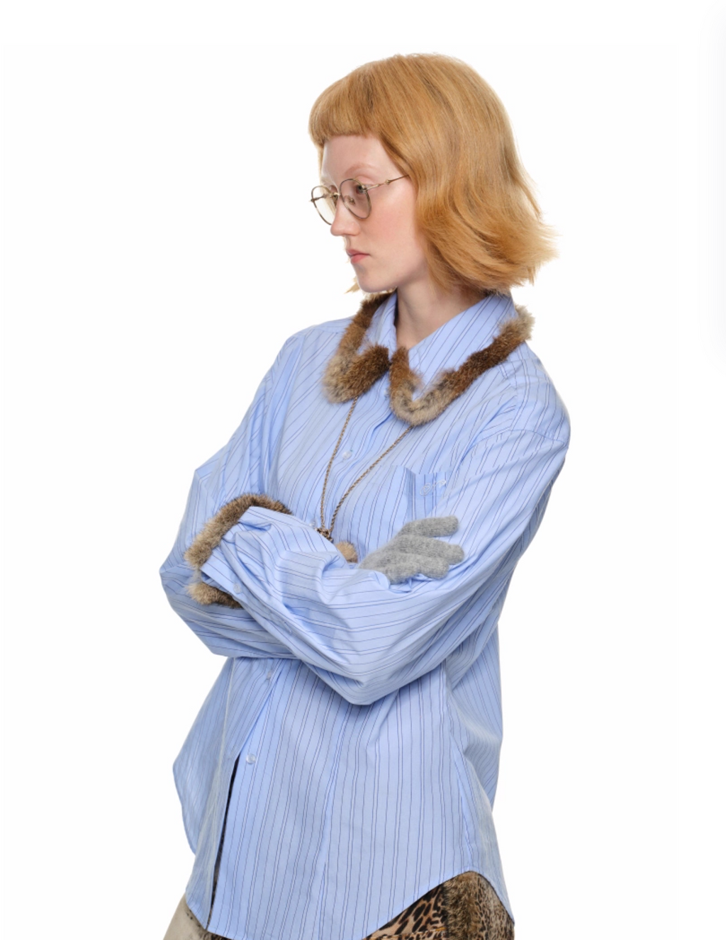 RABBIT COLLAR SHIRT
