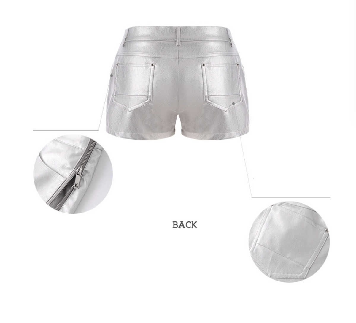 MICHALE SKIRT – 2colors (detachable side zipper can be transformed into shorts)