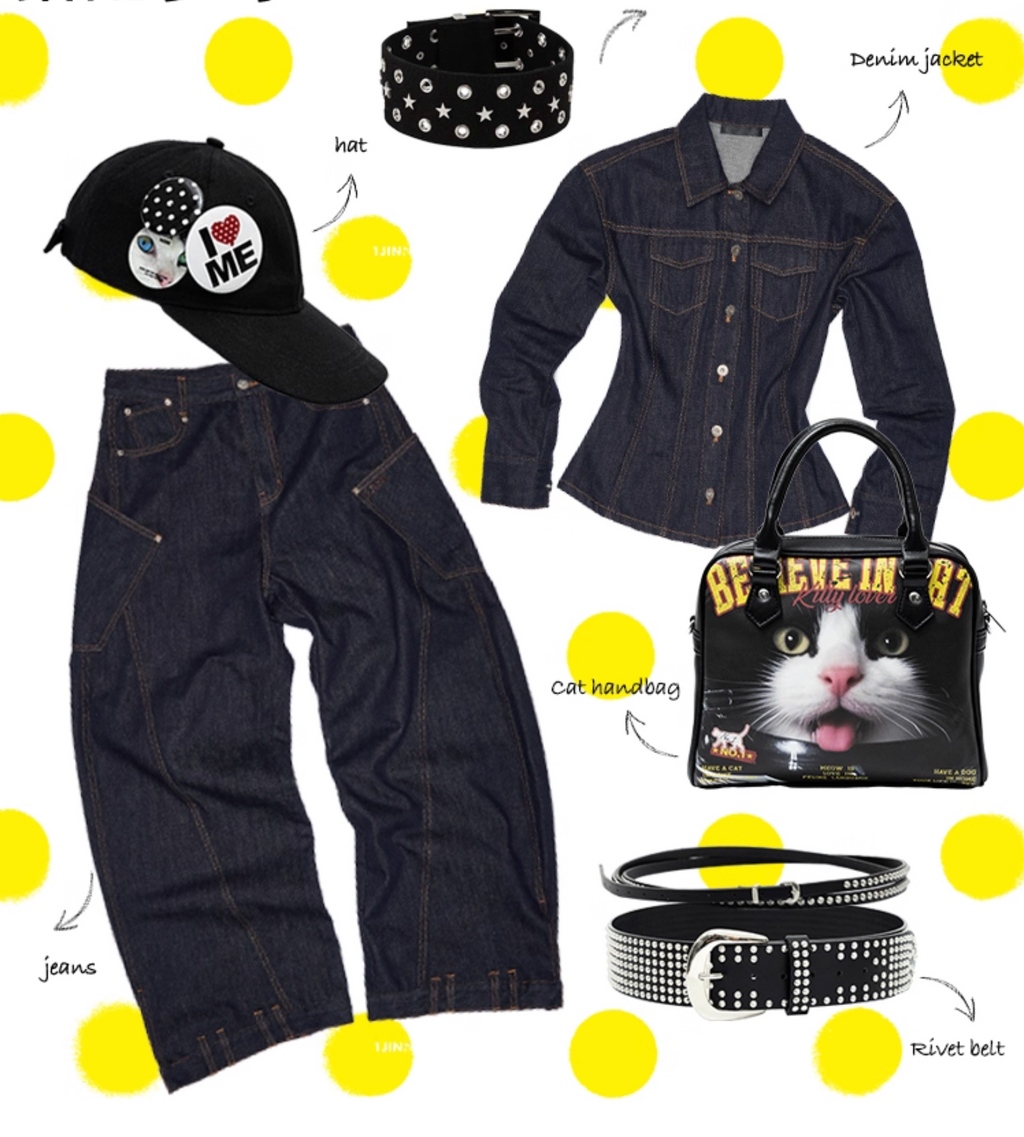 OCIORIO JACKET TOP & JEANS
