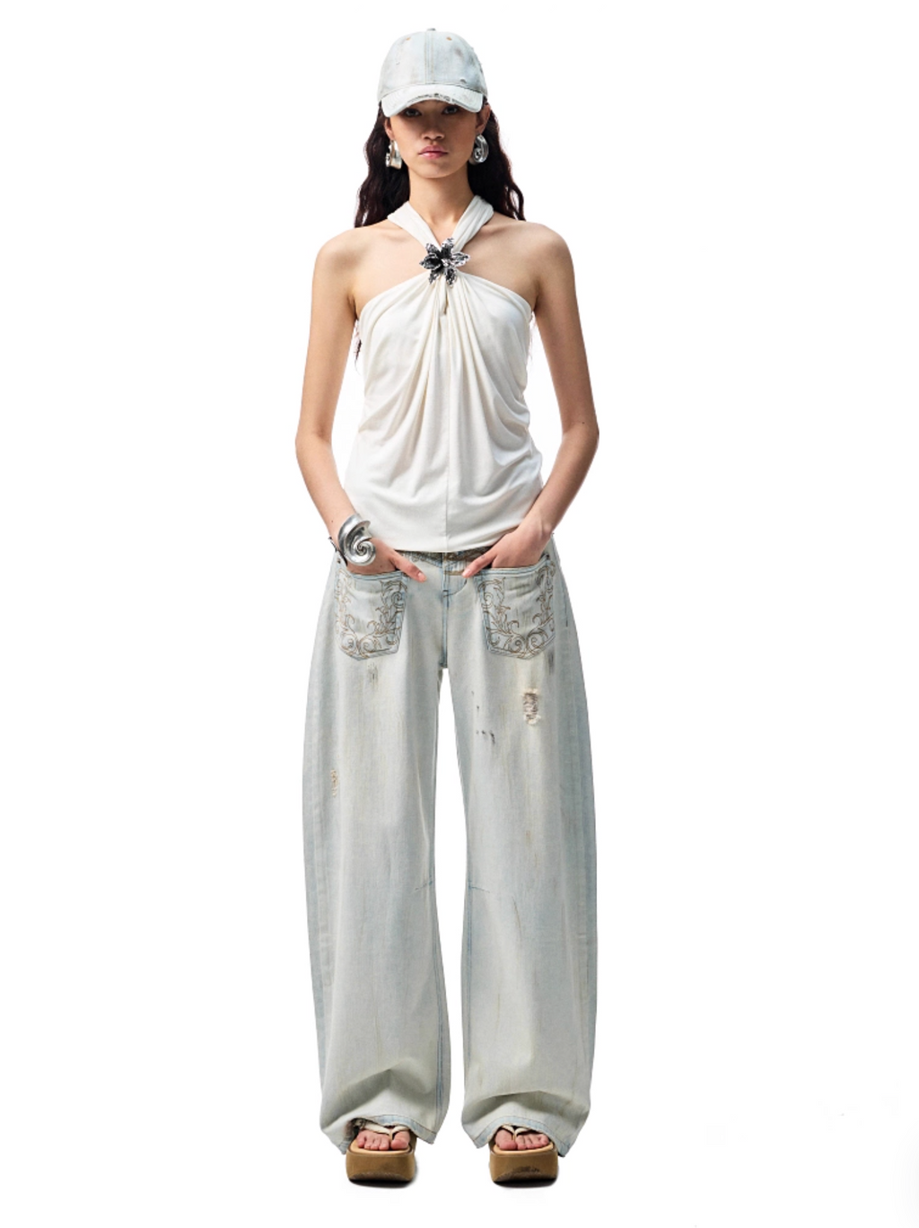 SWEETNY V-NECK KNOTTED CAMISOLE – 3colors