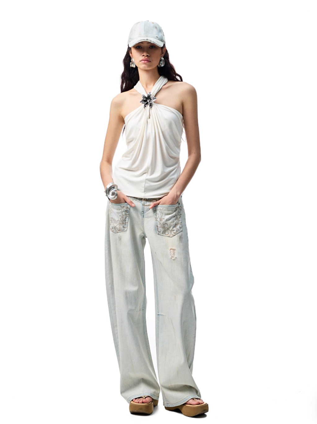 SWEETNY V-NECK KNOTTED CAMISOLE – 3colors