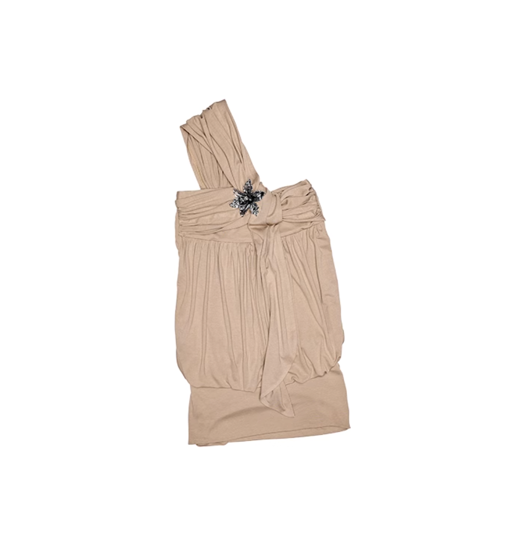 SWEETNY ONE-SHOULDER KNOTTED DRESS – 3colors