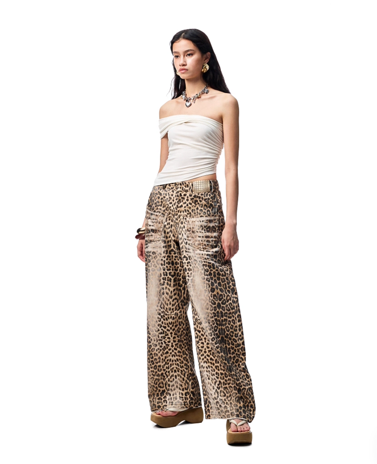 LARISA RUCHED TOP (can be worn 2 ways) & KNOT MIDI SKIRT – 4colors