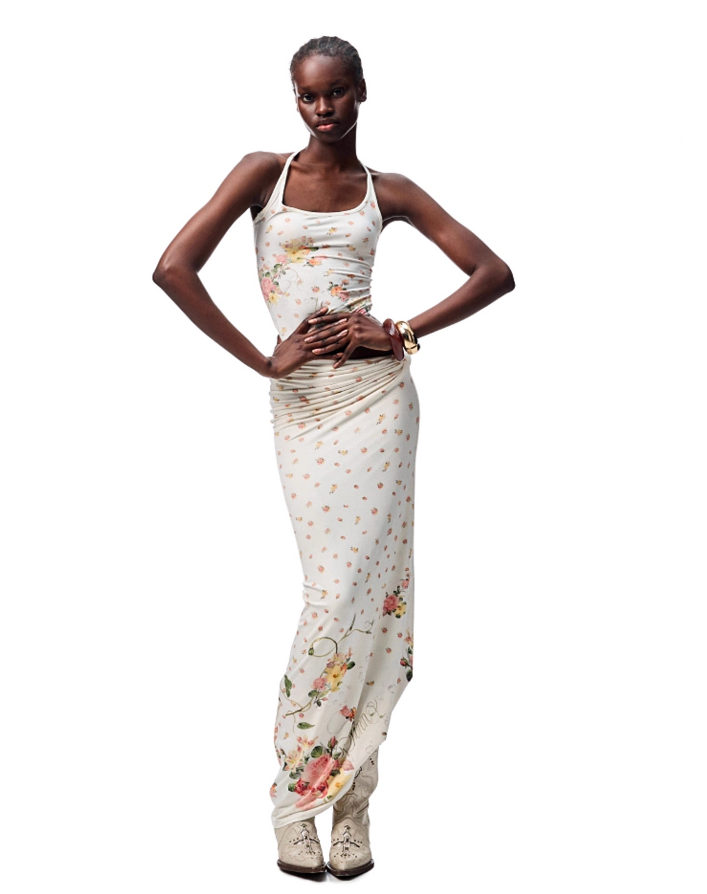 BENEDICTE TANK TOP & KNOT MIDI SKIRT