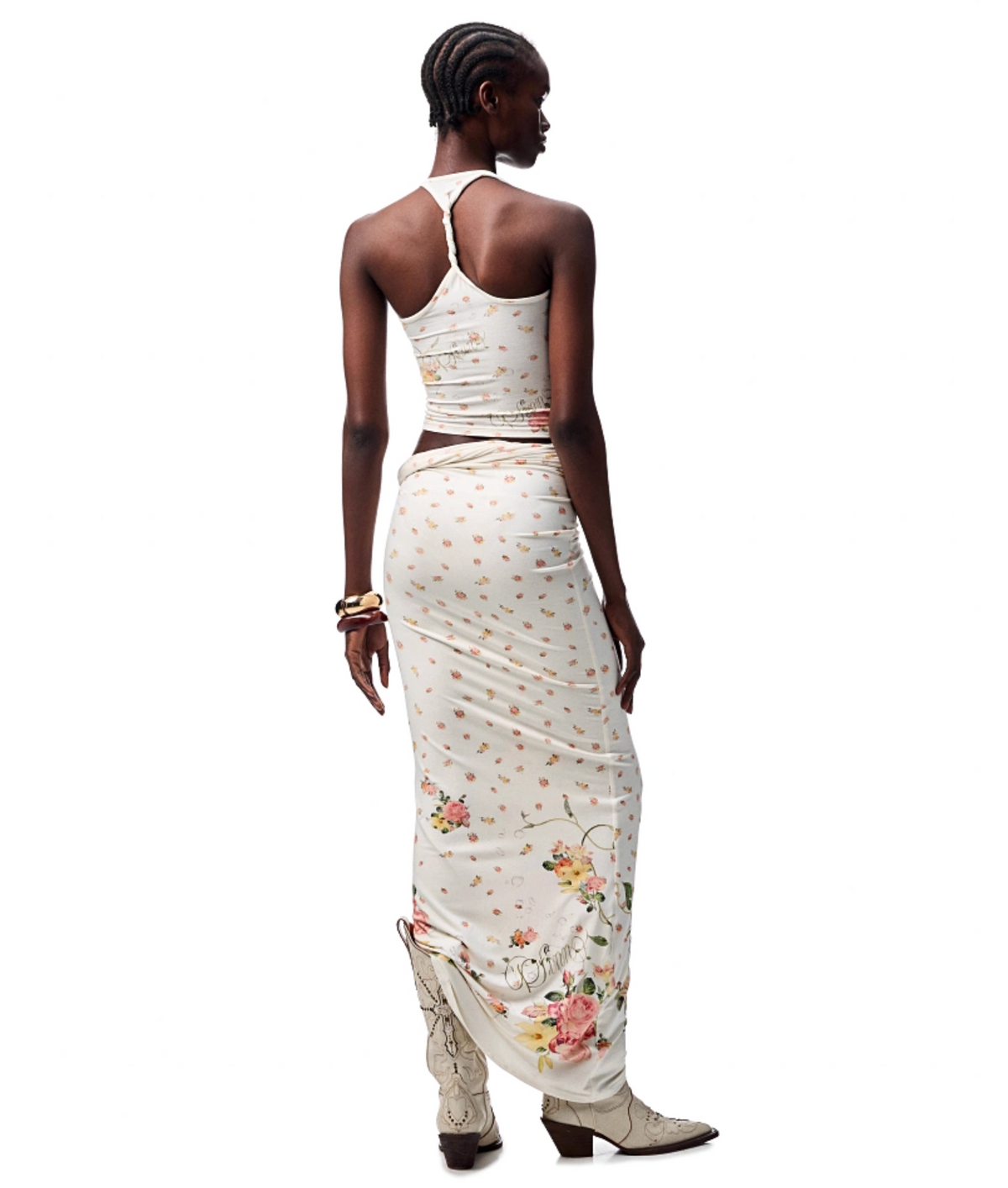 BENEDICTE TANK TOP & KNOT MIDI SKIRT