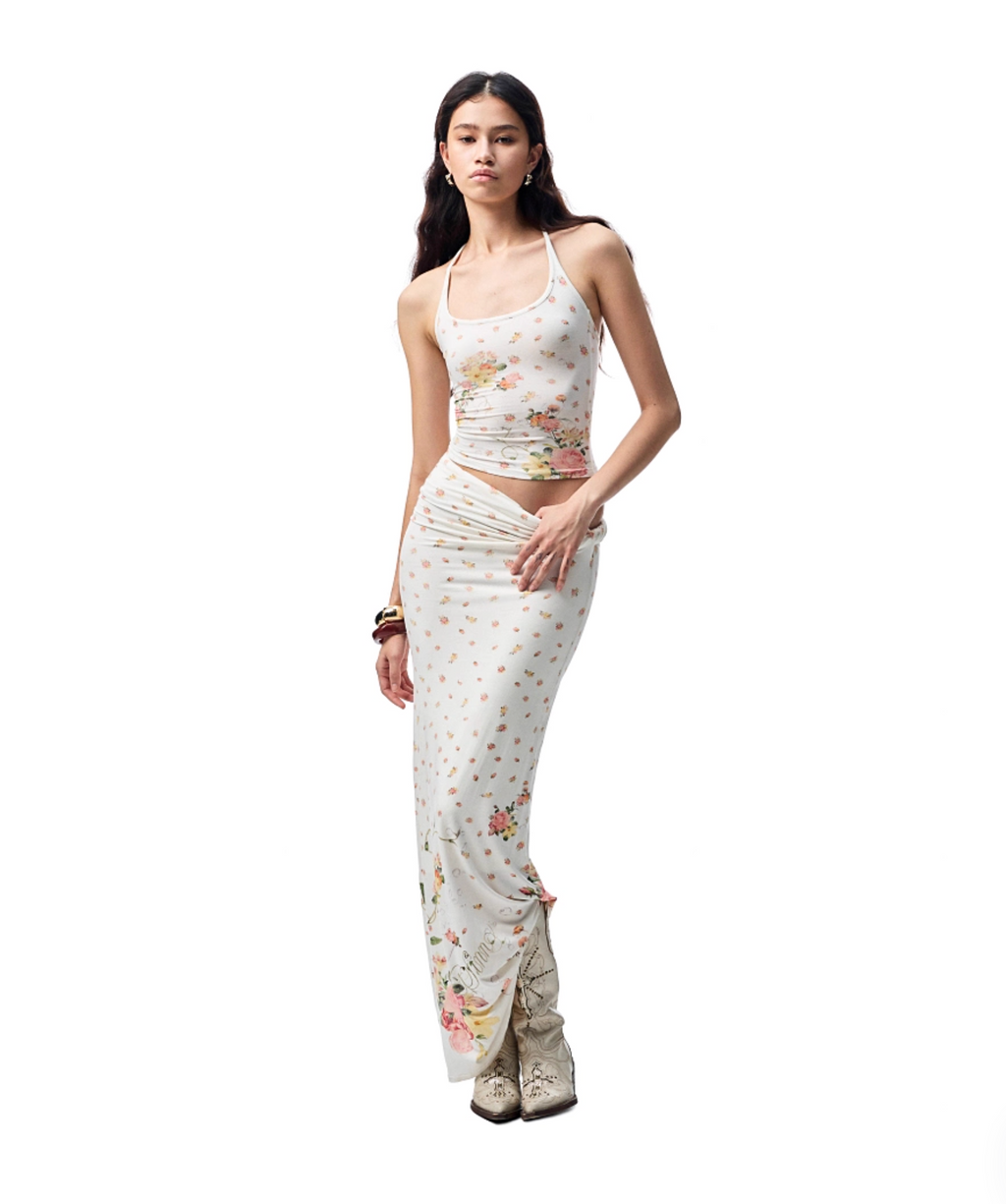 BENEDICTE TANK TOP & KNOT MIDI SKIRT