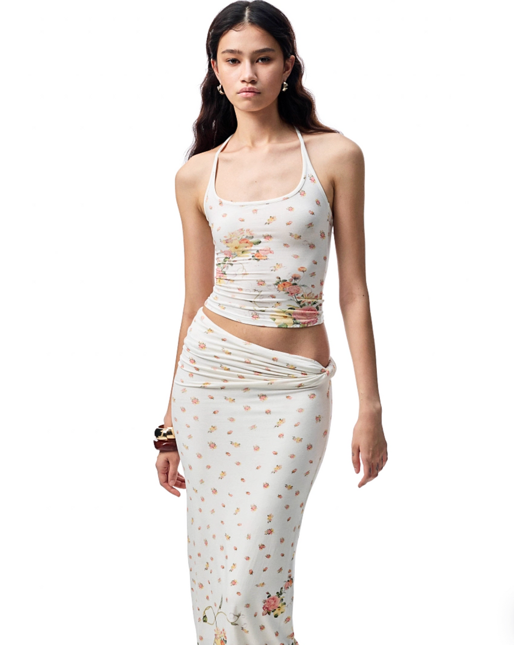 BENEDICTE TANK TOP & KNOT MIDI SKIRT