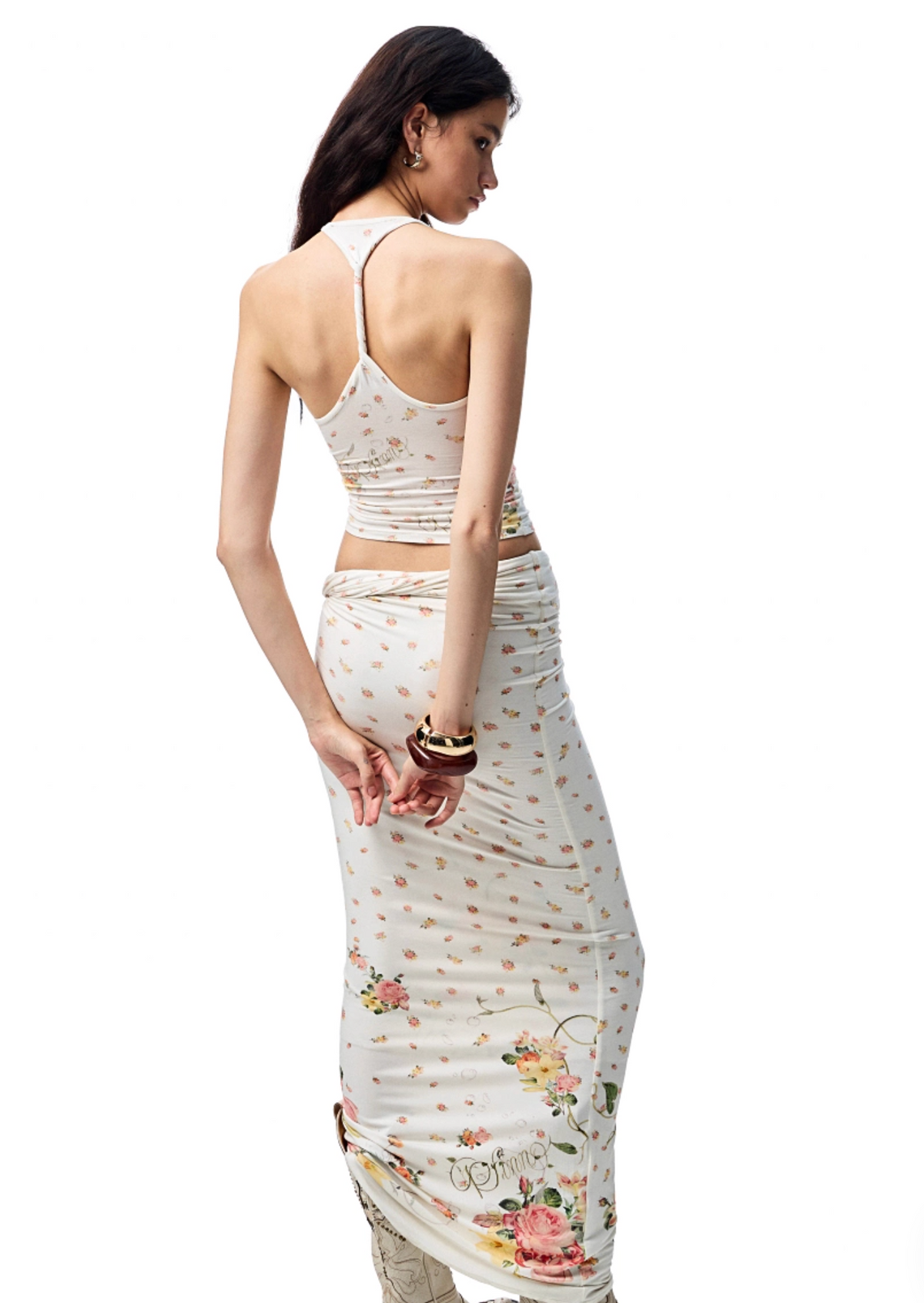 BENEDICTE TANK TOP & KNOT MIDI SKIRT