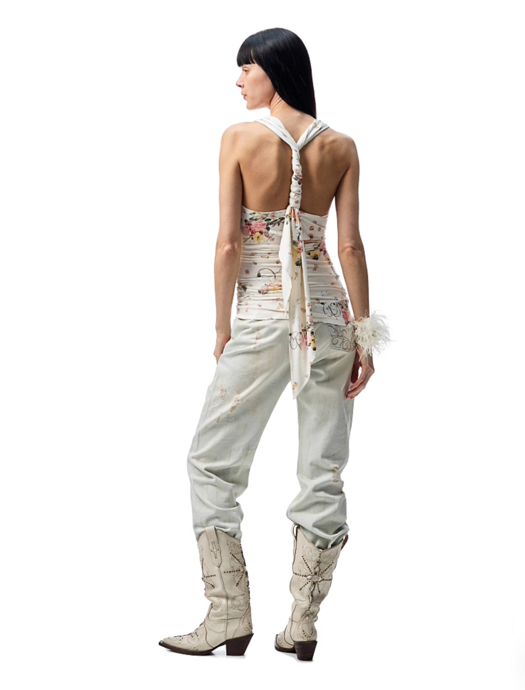 BENEDICTE BACK KNOT TANK TOP