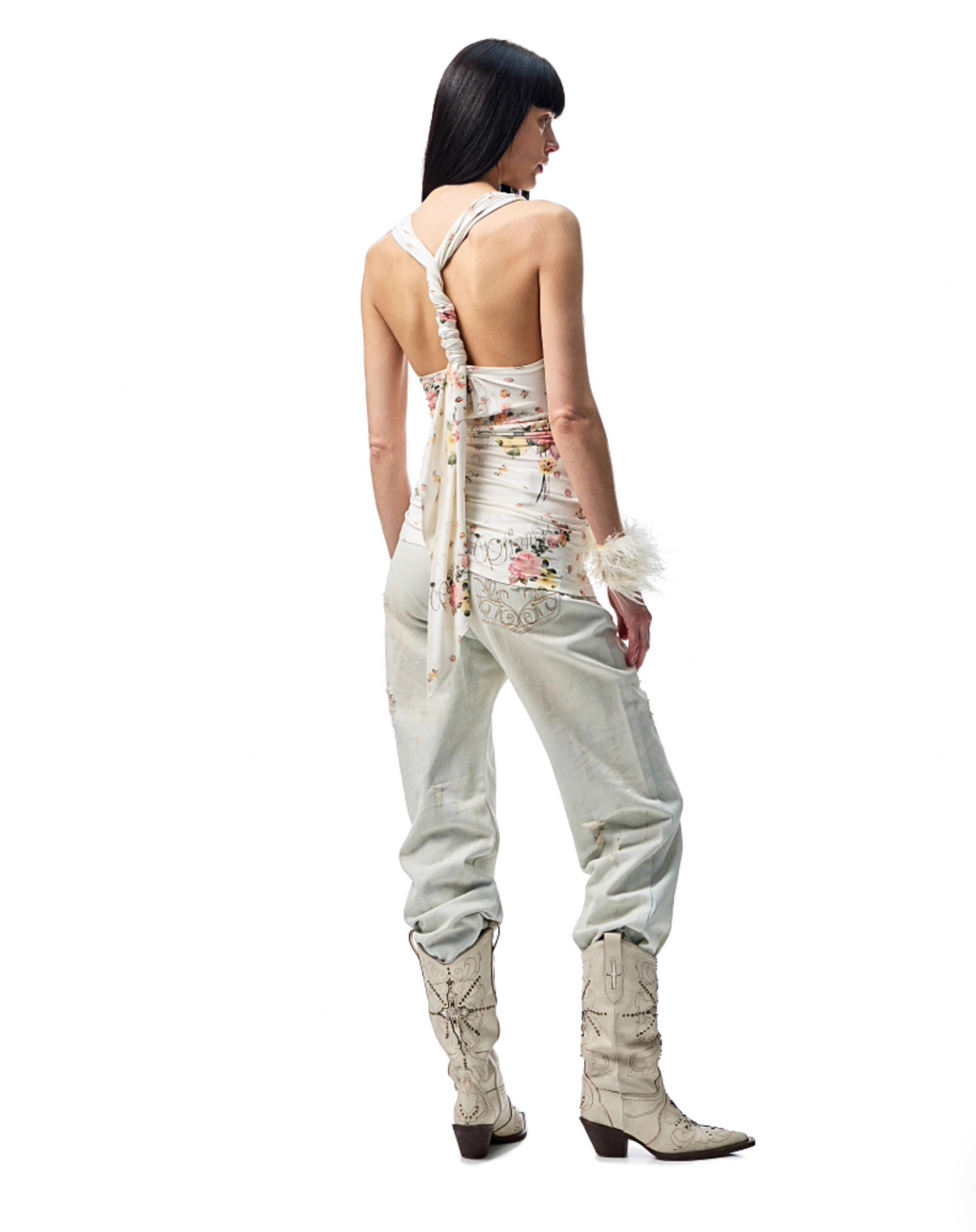 BENEDICTE BACK KNOT TANK TOP