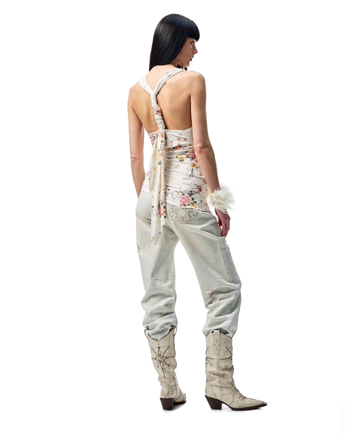 BENEDICTE BACK KNOT TANK TOP