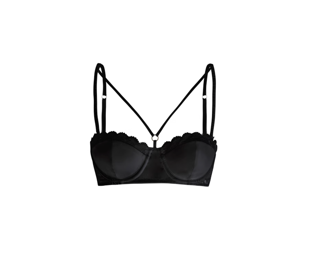 GEOMETRIC LACE BRA
