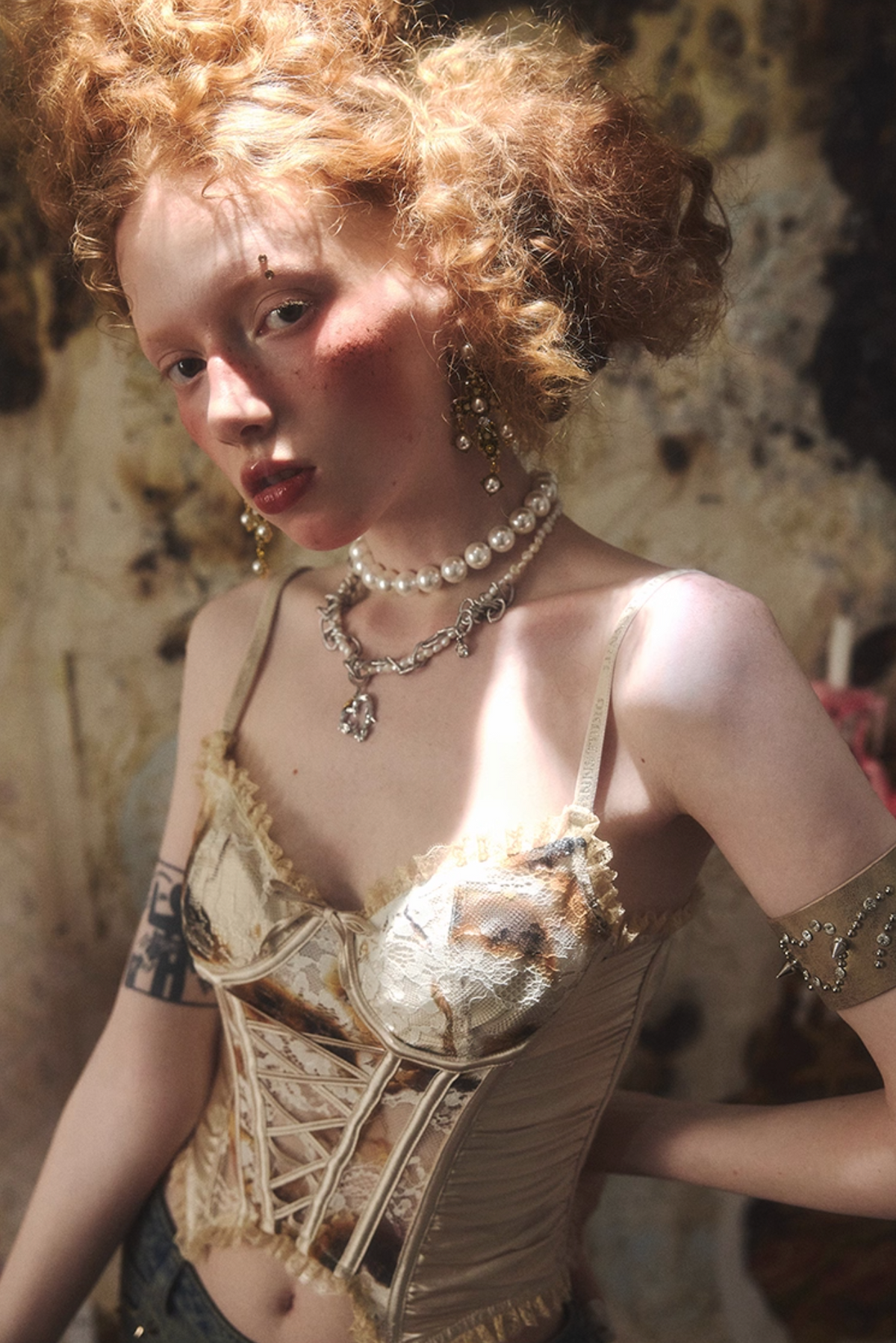 VINTAGE BURN CORSET TOP