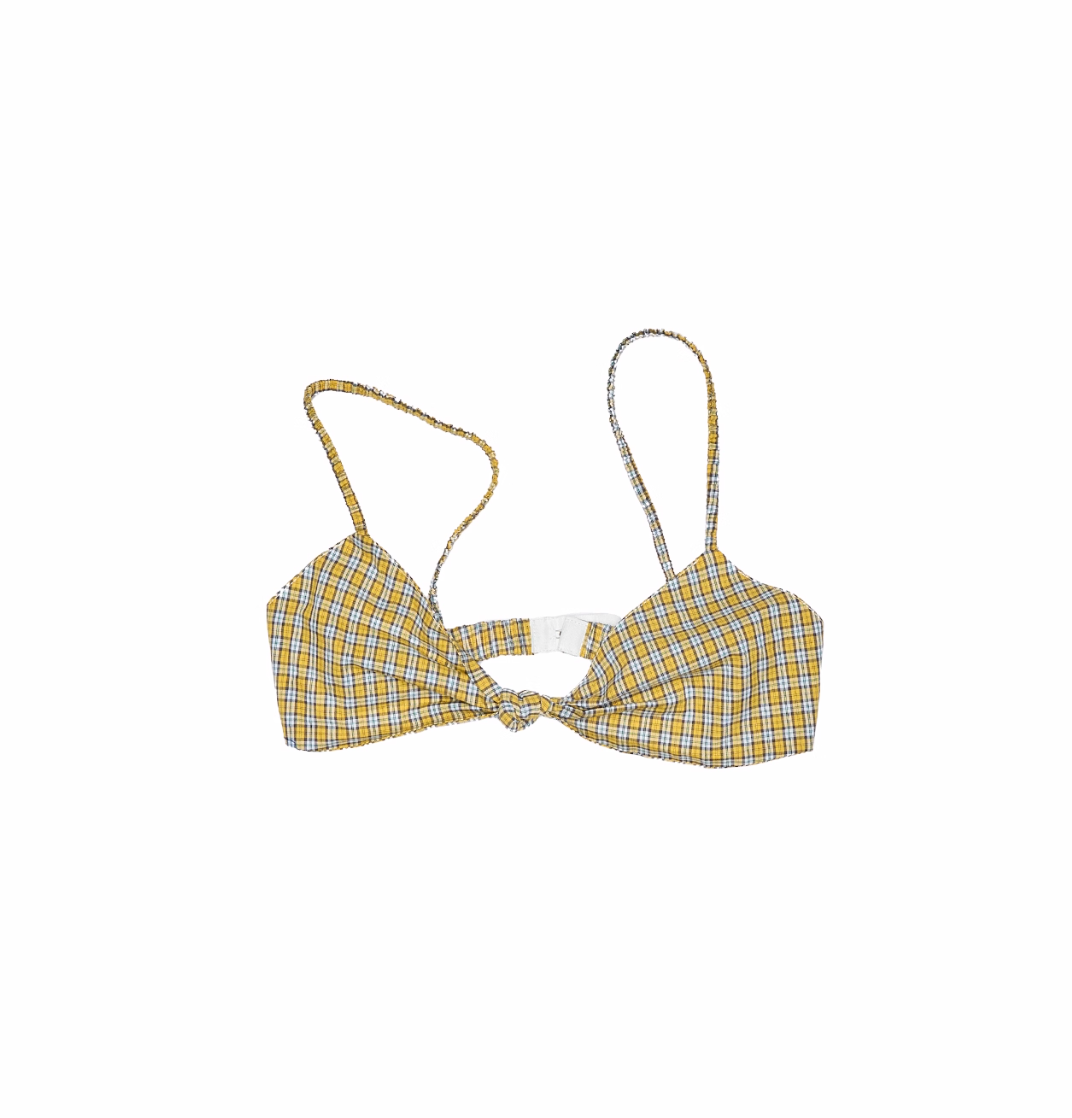 PLAID PANEL 2-PIECE SET & SKIRT & BRALETTE – 2colors
