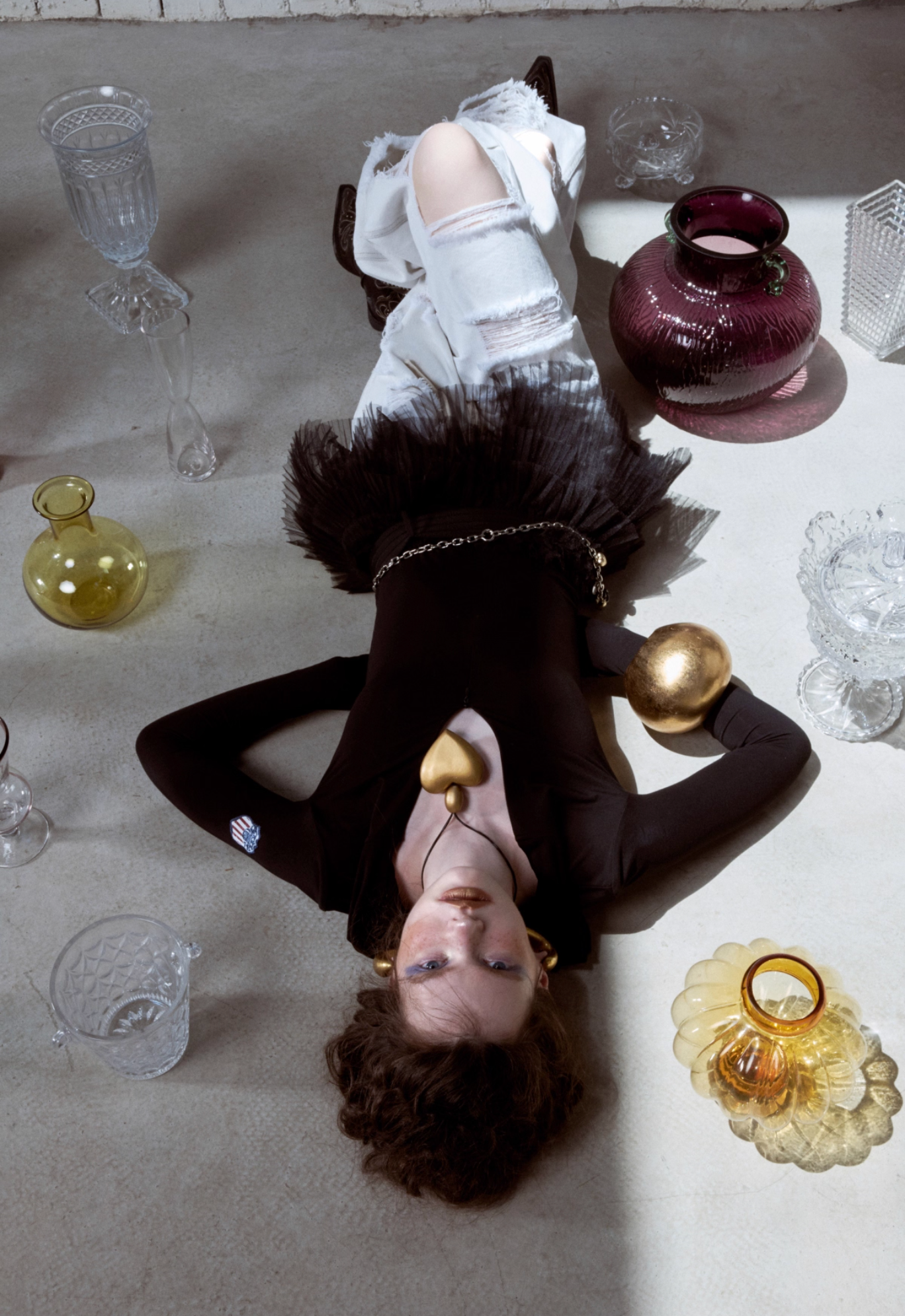 ♱ AZABU グレーフード付きジップアップTシャツ - 3色