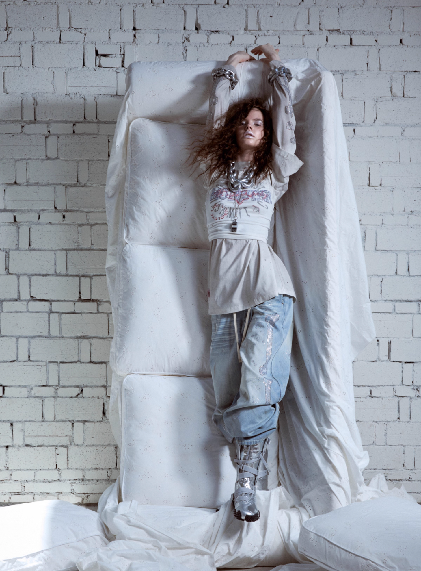 ♱ KAHLO レーストップ ♱ ネイビーブルー