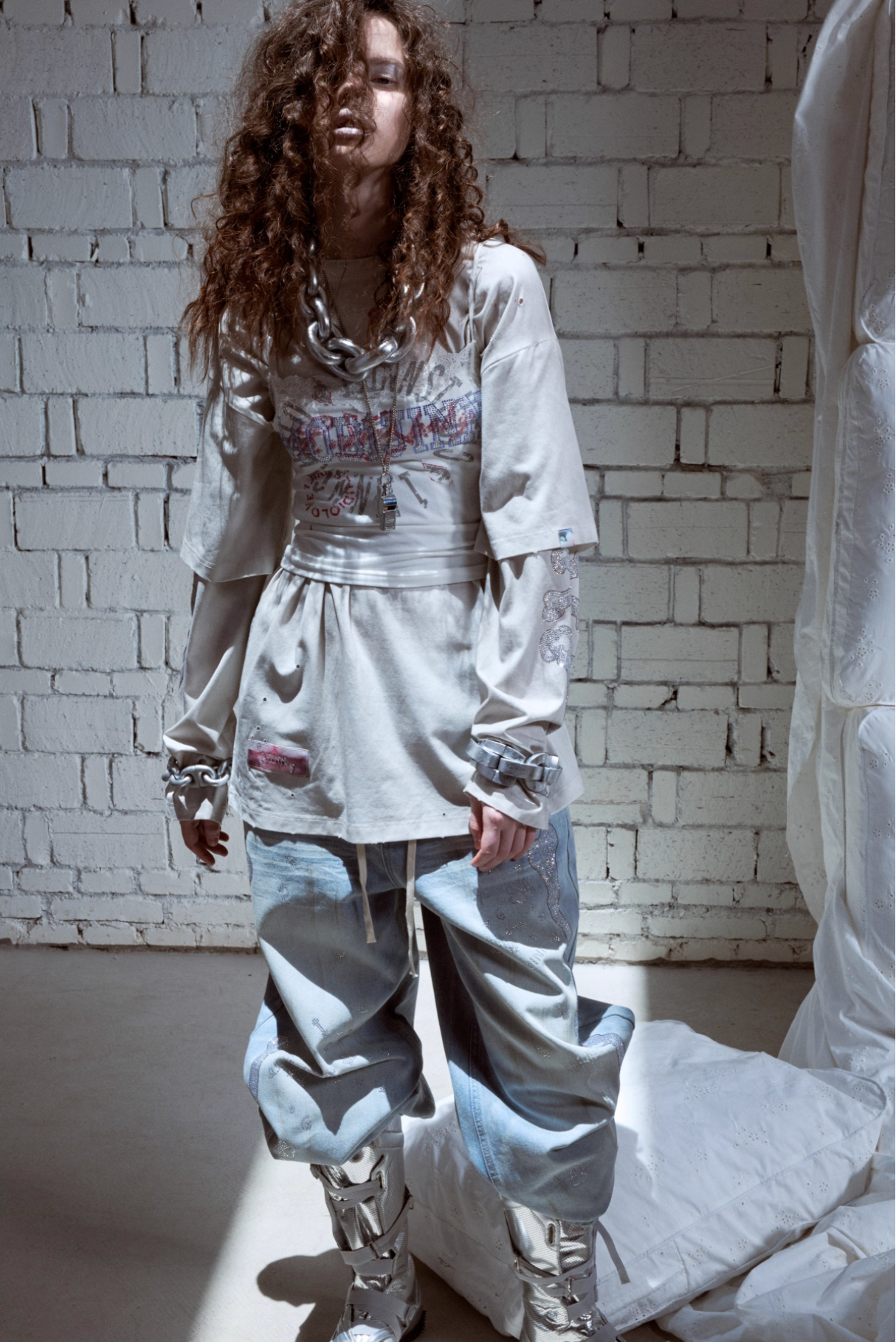 ♱ KAHLO レーストップ ♱ ネイビーブルー