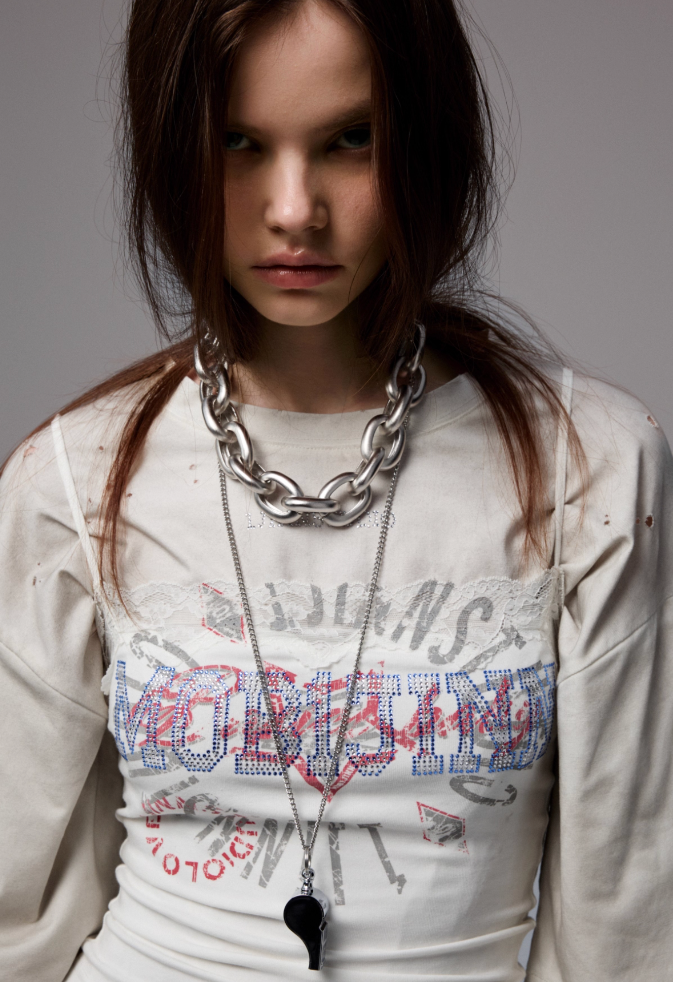 ♱ KAHLO レーストップ ♱ ネイビーブルー