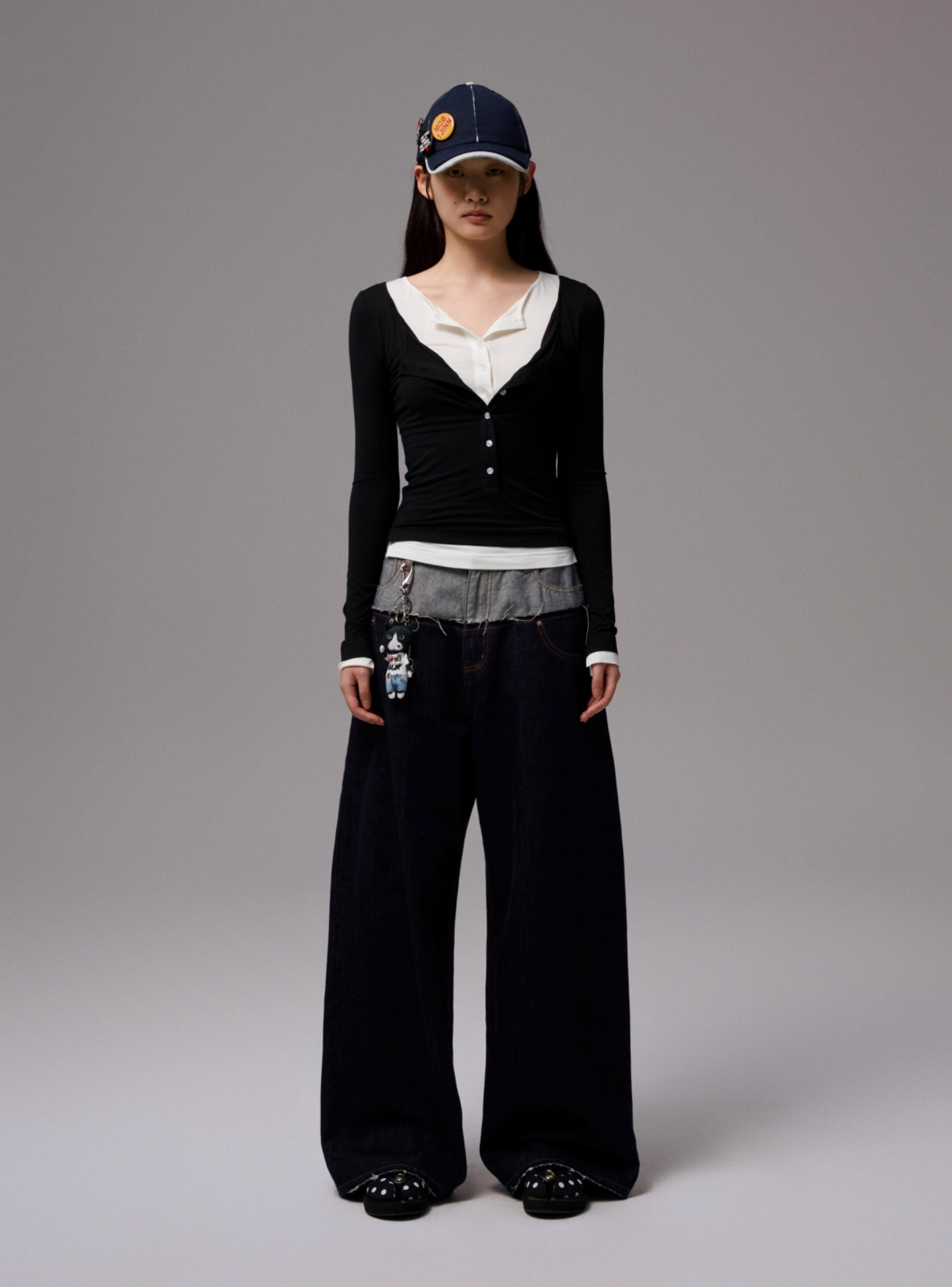 ♱ RABANNE フェイクレイヤードトップス（全３色）♱