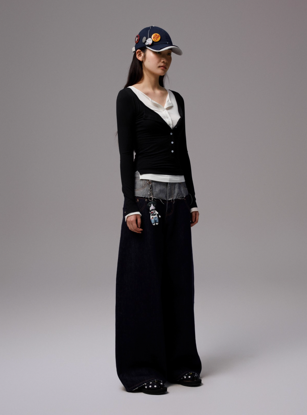 ♱ RABANNE フェイクレイヤードトップス（全３色）♱