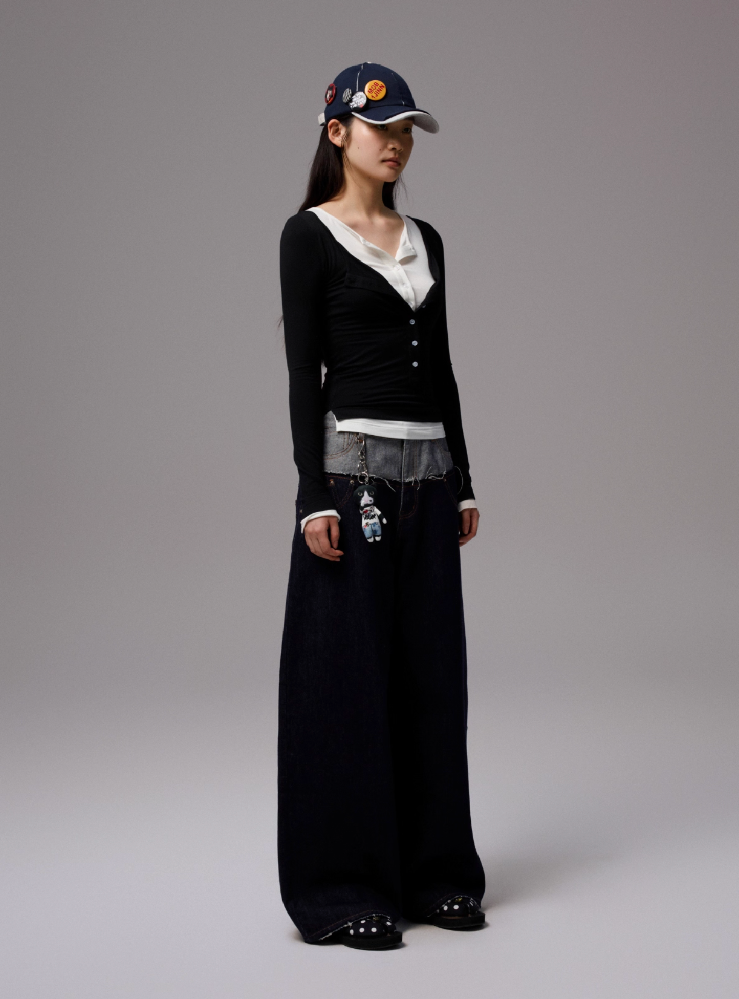 ♱ RABANNE フェイクレイヤードトップス（全３色）♱