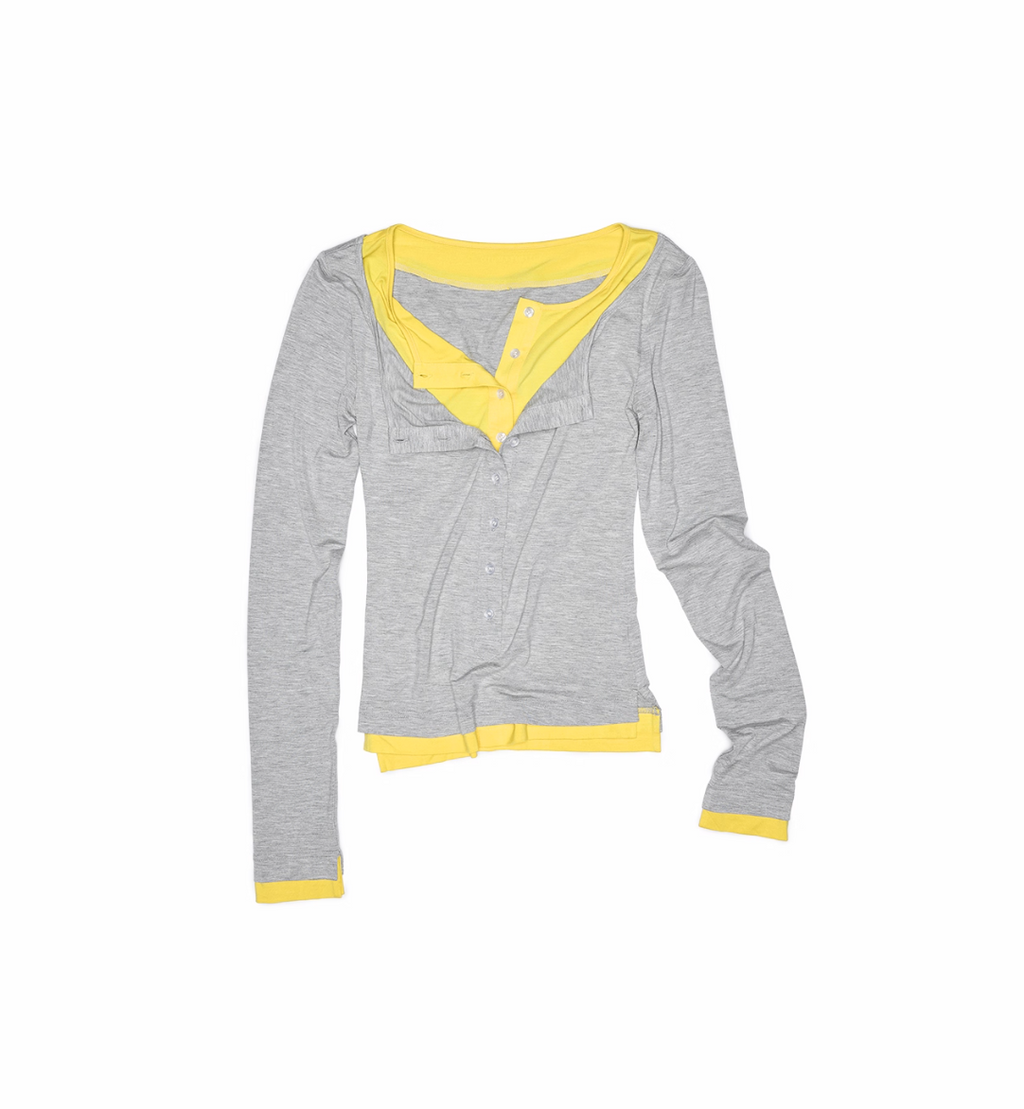 ♱ RABANNE フェイクレイヤードトップス（全３色）♱