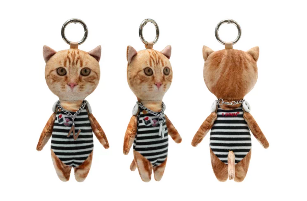 KAWAII PLUSH CAT KEYCHAIN – 4styles