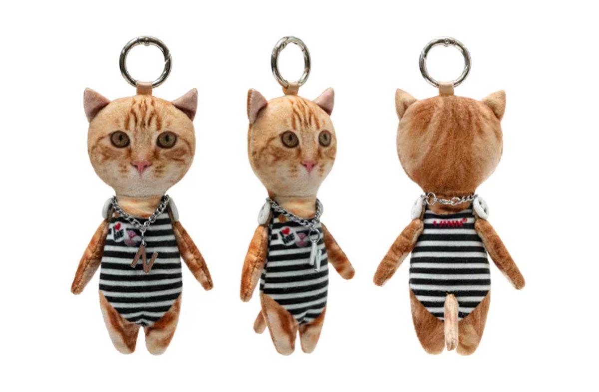 KAWAII PLUSH CAT KEYCHAIN – 4styles