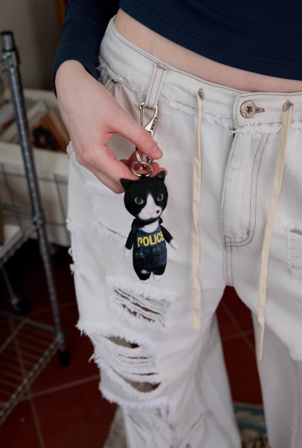 KAWAII PLUSH CAT KEYCHAIN – 4styles