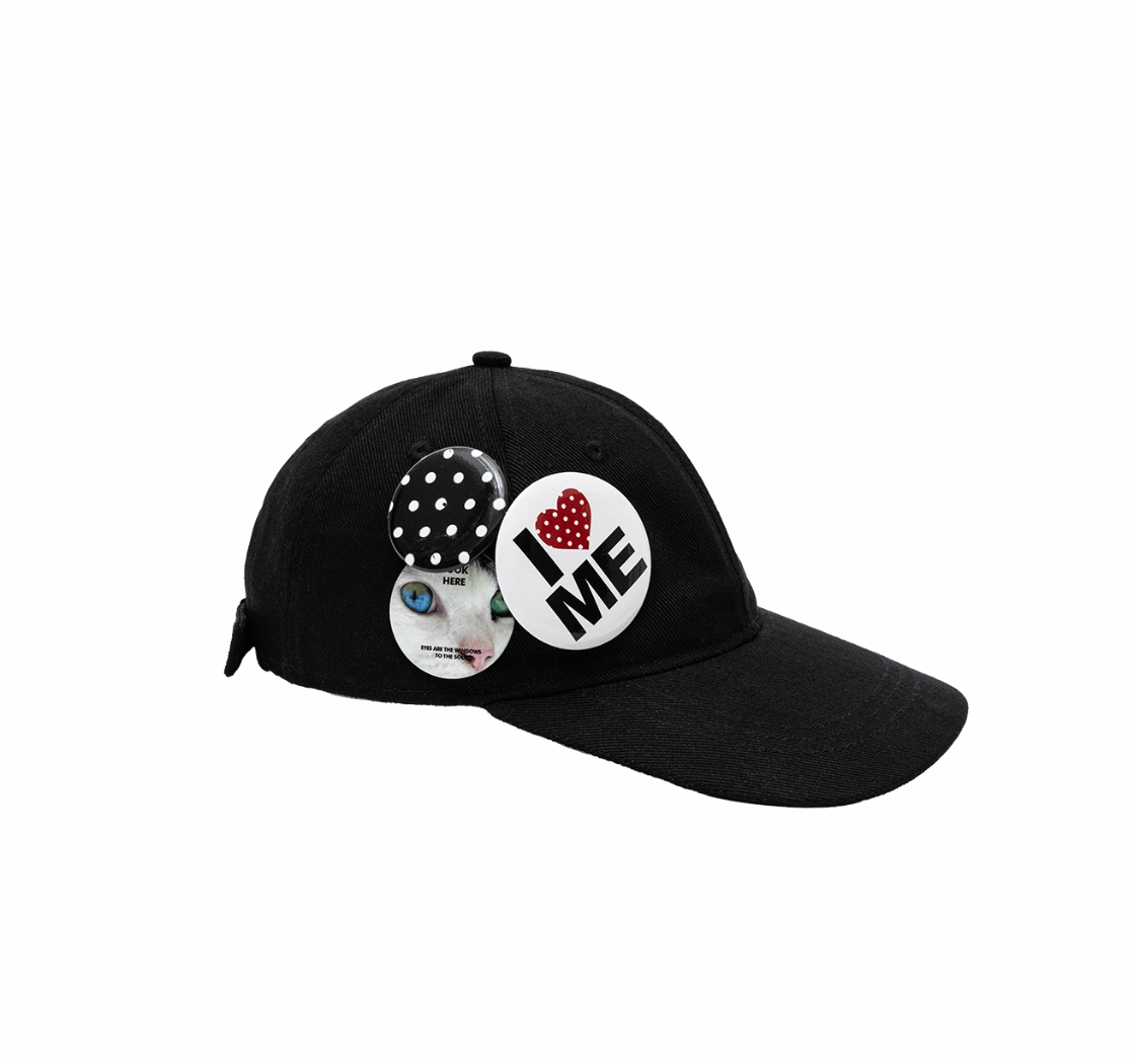 CLASSIC POP CAP + CUTE ANIMALS PIN BADGES