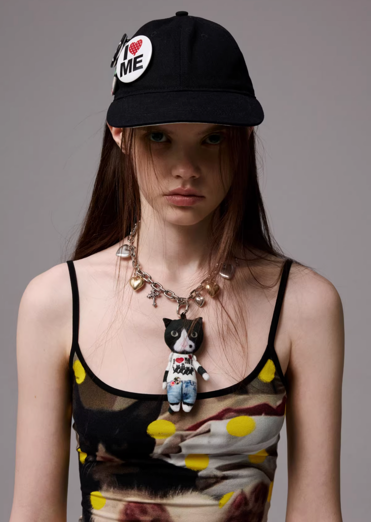 CLASSIC POP CAP + CUTE ANIMALS PIN BADGES