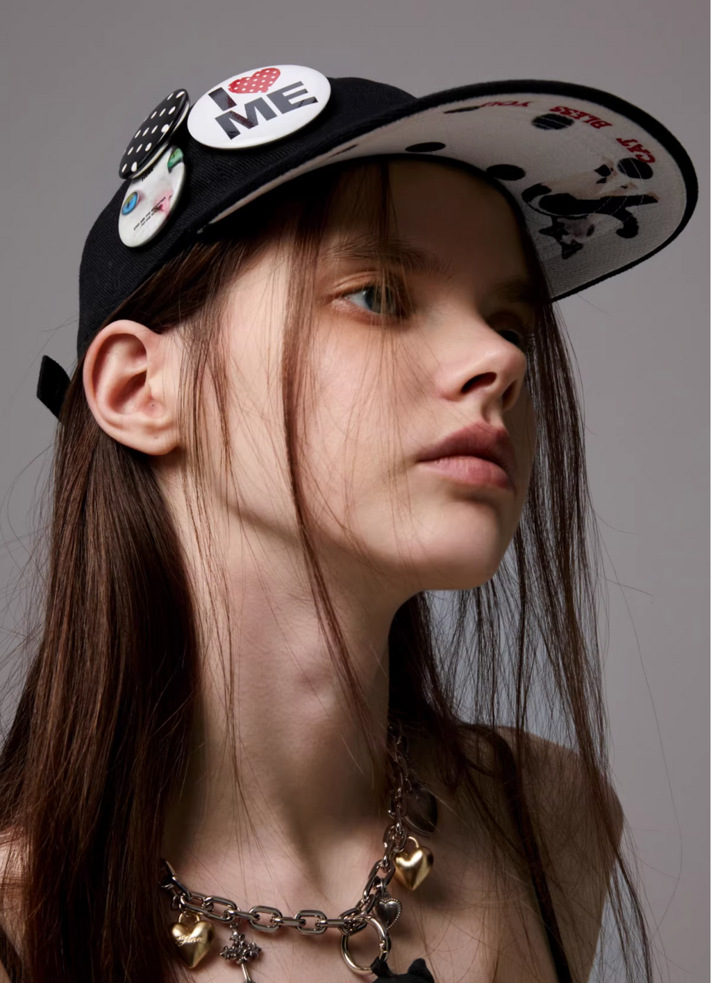 CLASSIC POP CAP + CUTE ANIMALS PIN BADGES